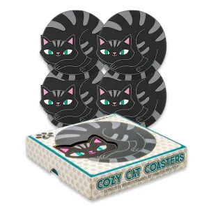 GAMAGO Silicone Coasters 4pk - Kitten