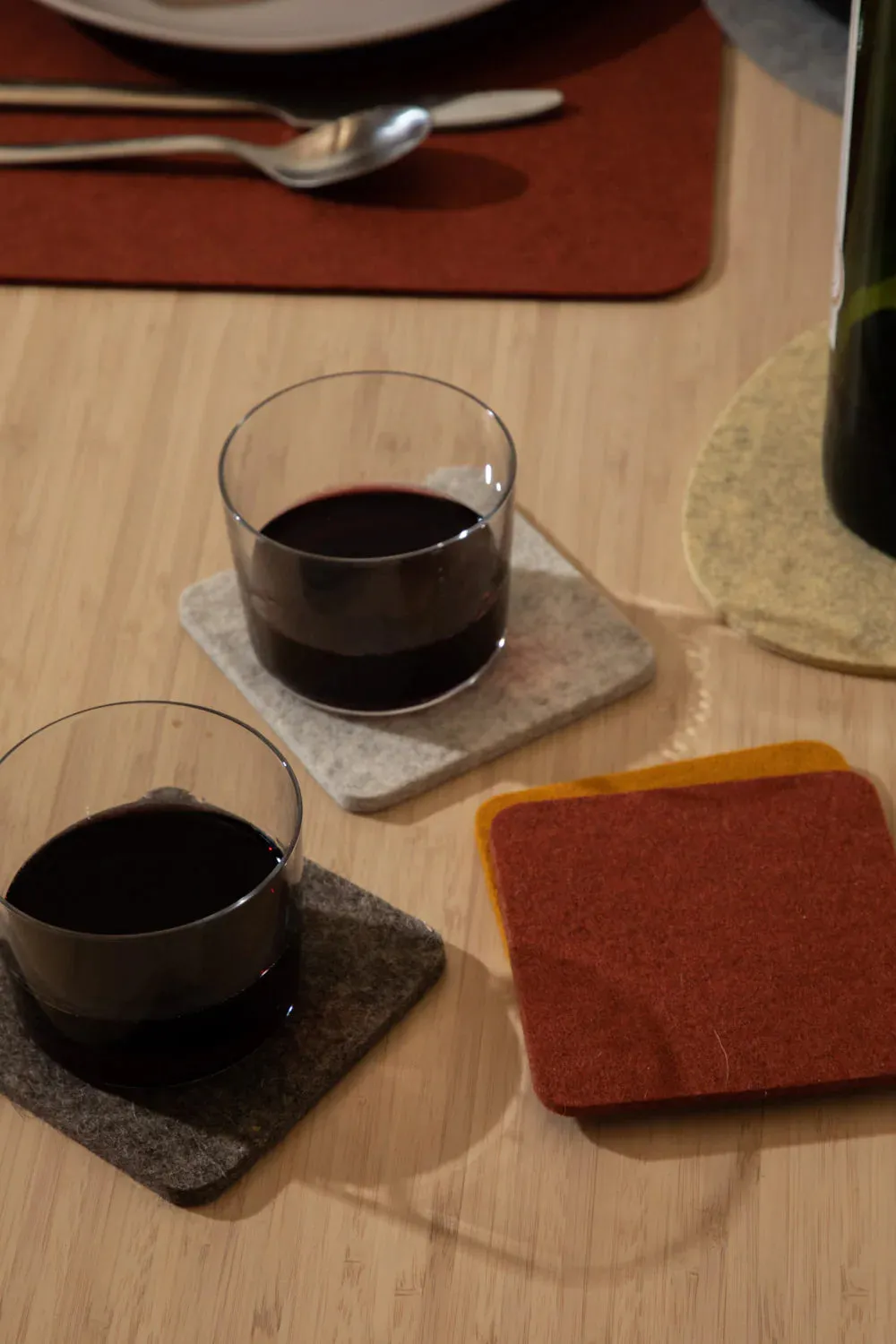 Graf Lantz Bierfilzl Square Felt Coaster – Desert Sun – 4pk