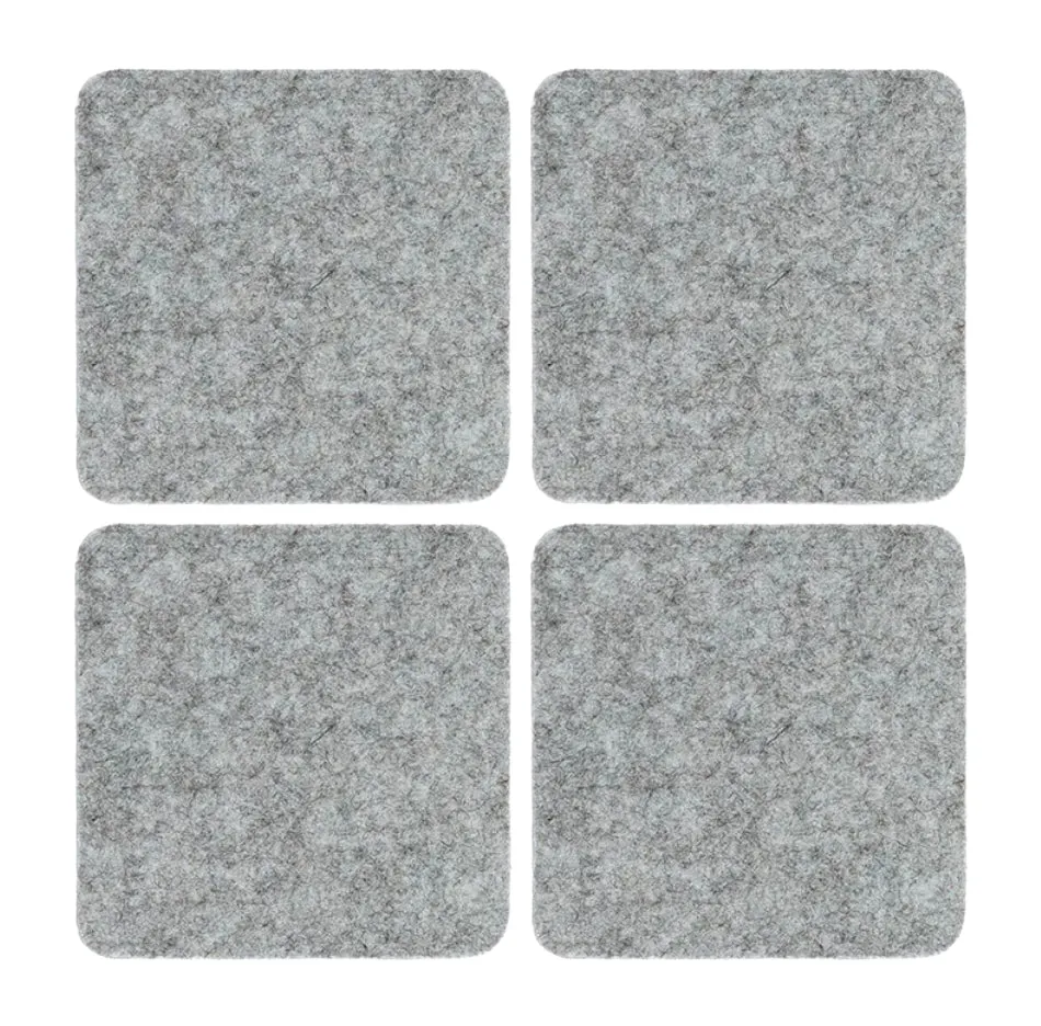 Graf Lantz Bierfilzl Square Felt Coaster – Granite – 4pk
