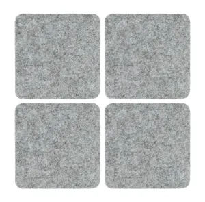 Graf Lantz Bierfilzl Square Felt Coaster – Granite – 4pk