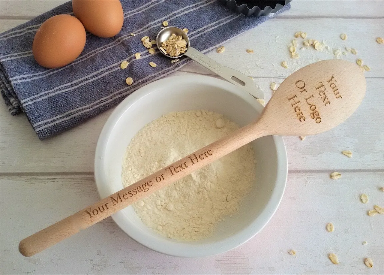 Grandma, Nana, Nanny, Granny, Gran, Mum, Dad, Bakes the best cakes Personalised Wooden Spoons, Cake Baking, Birthday Gift, Present Cooking