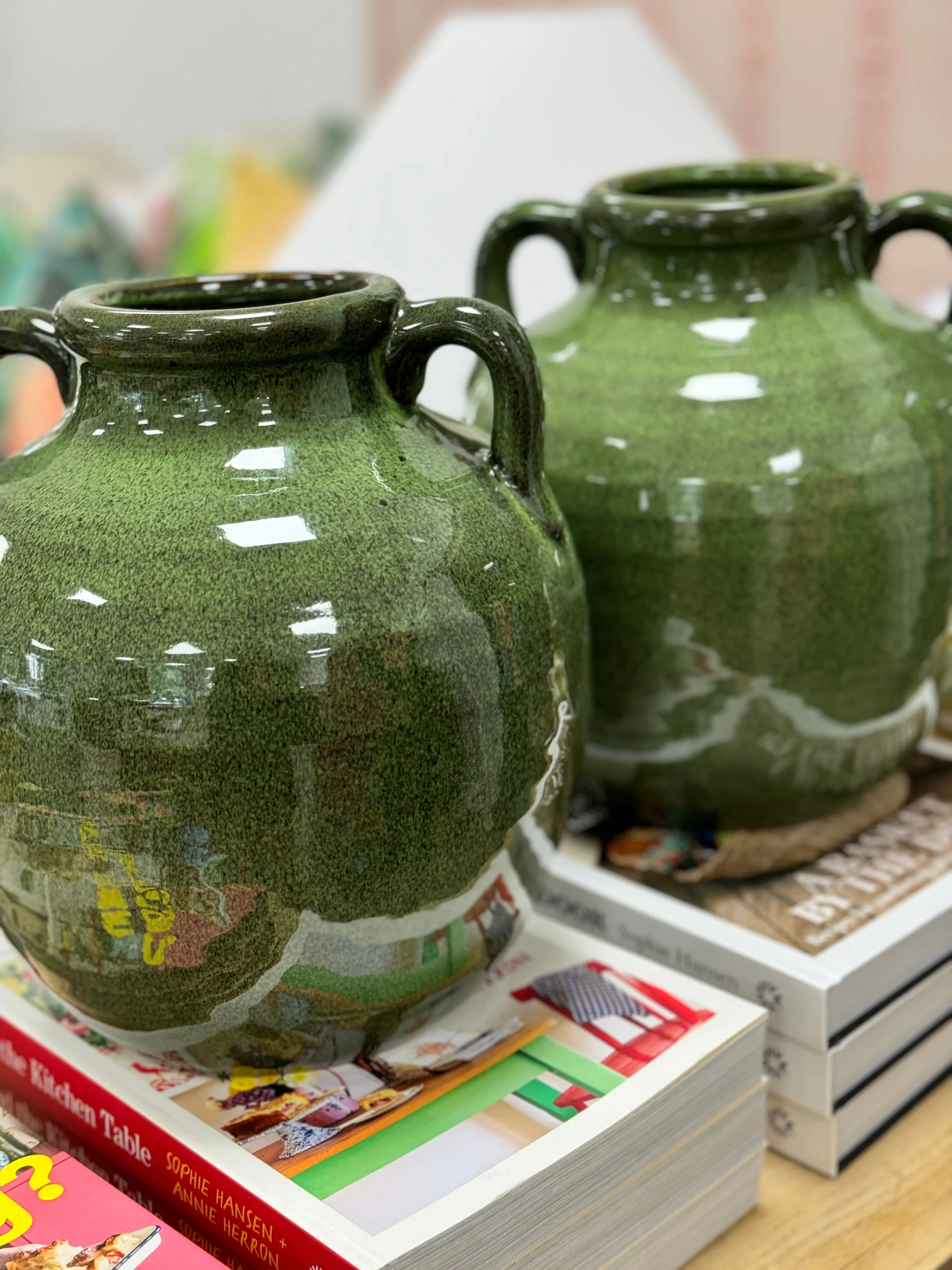 Green Ceramic Vat