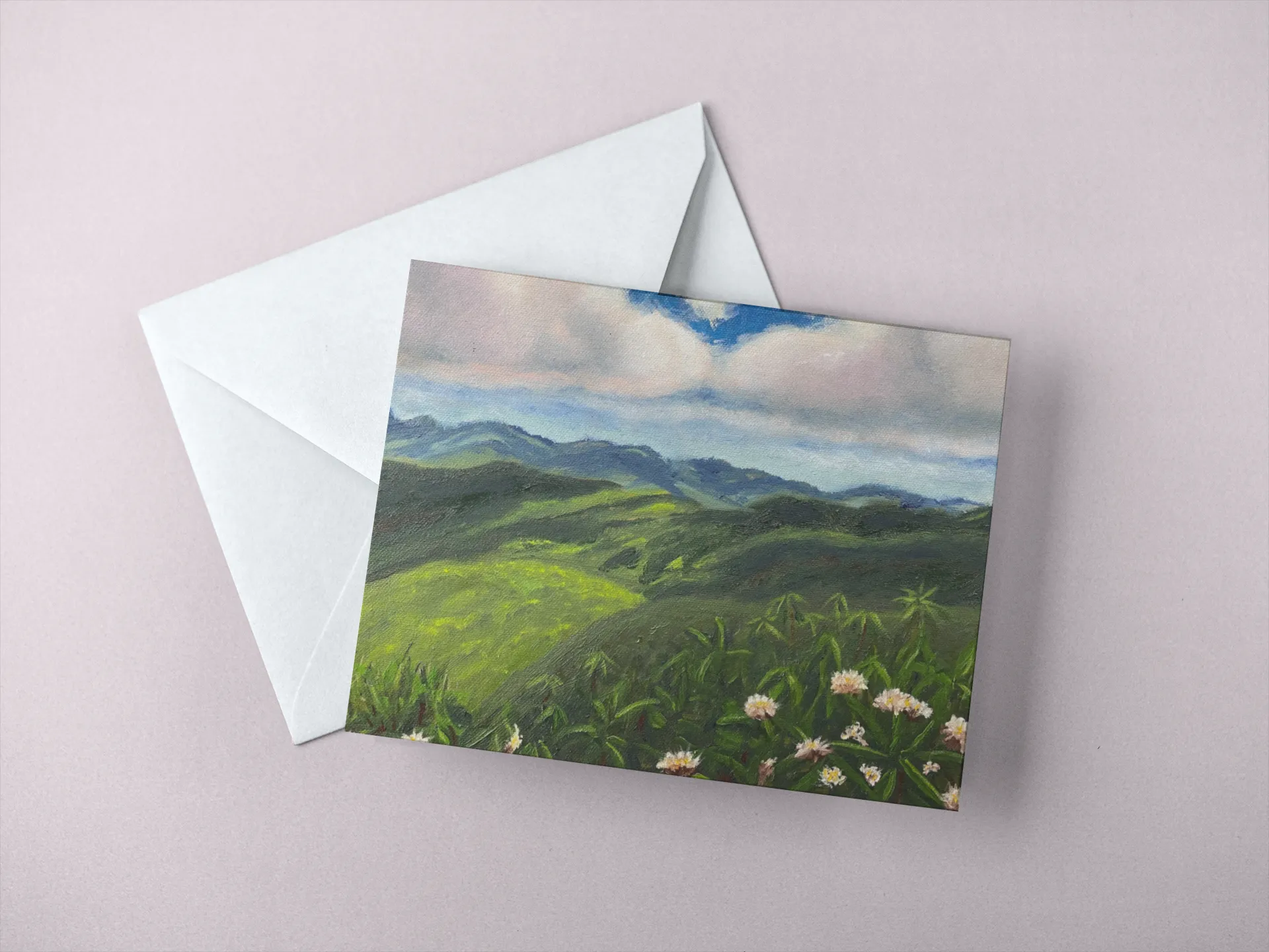 Greeting Cards-Emerald Mountains