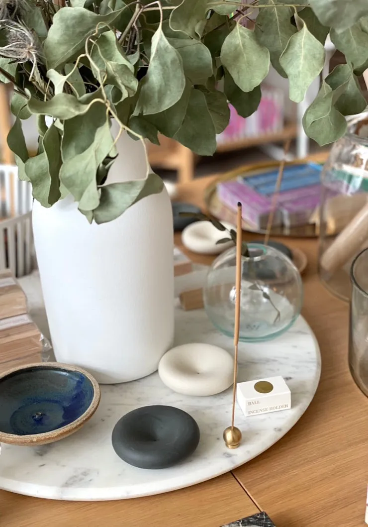 Japanese Brass Ball Incense Holder