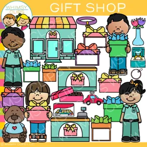 Kids Gift Shop Clip Art