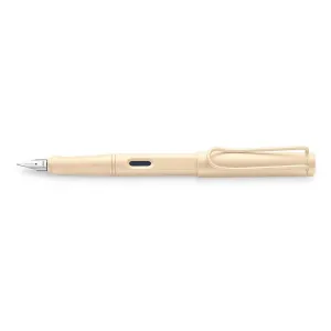 Lamy Safari Fountain Pen, Fine Nib - Special Edition Cream
