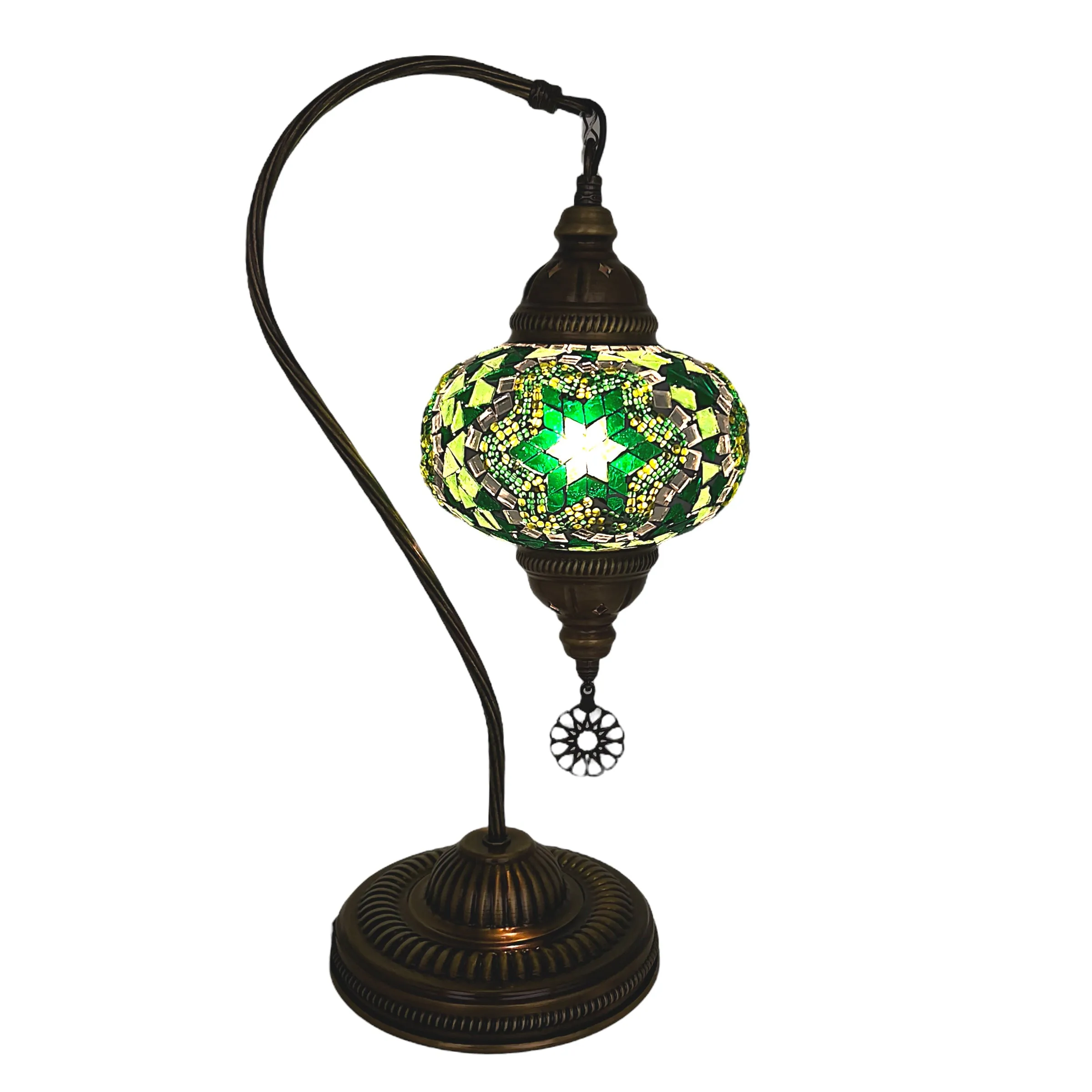 Large Handemade Half a Heart Turkish Lamps