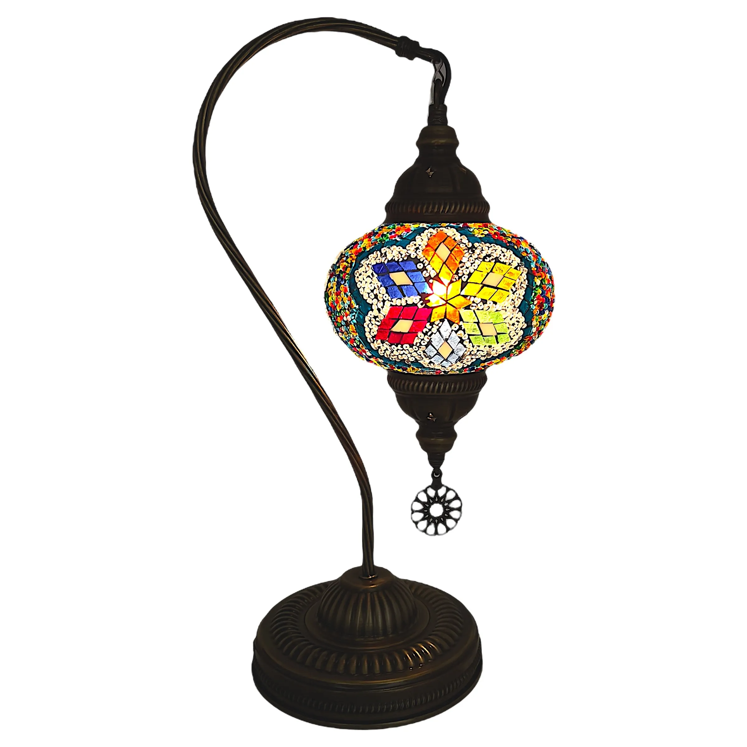 Large Handemade Half a Heart Turkish Lamps
