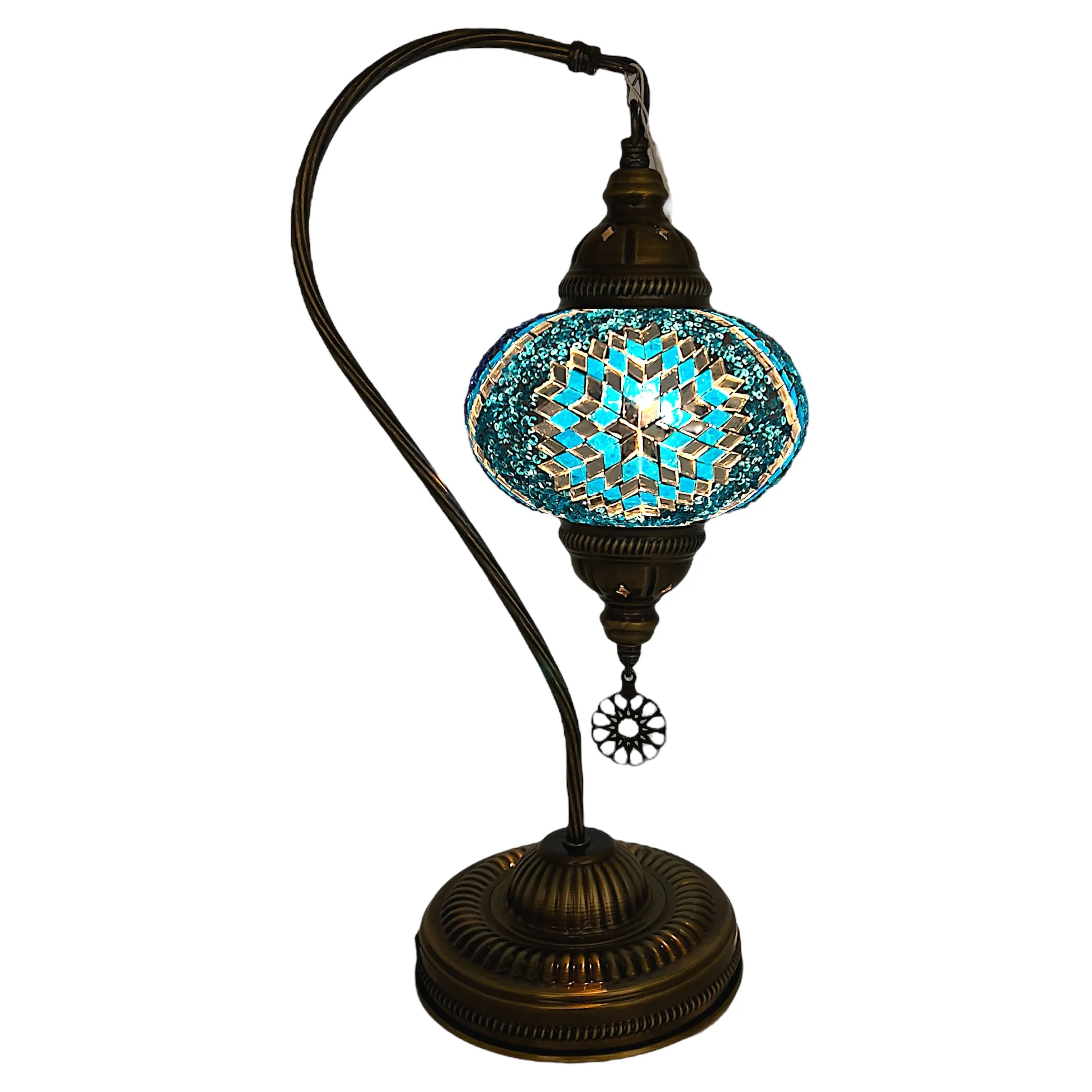 Large Handemade Half a Heart Turkish Lamps