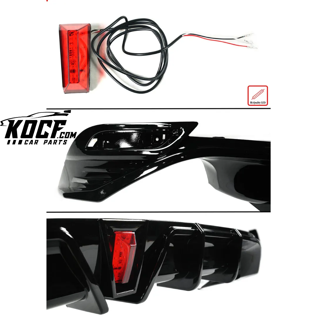 LE & XLE Rear Bumper Diffuser Gloss Black Body Kit Compatible For 2018-2024 Toyota Camry LE XLE - VIP Price Free Shipping Item