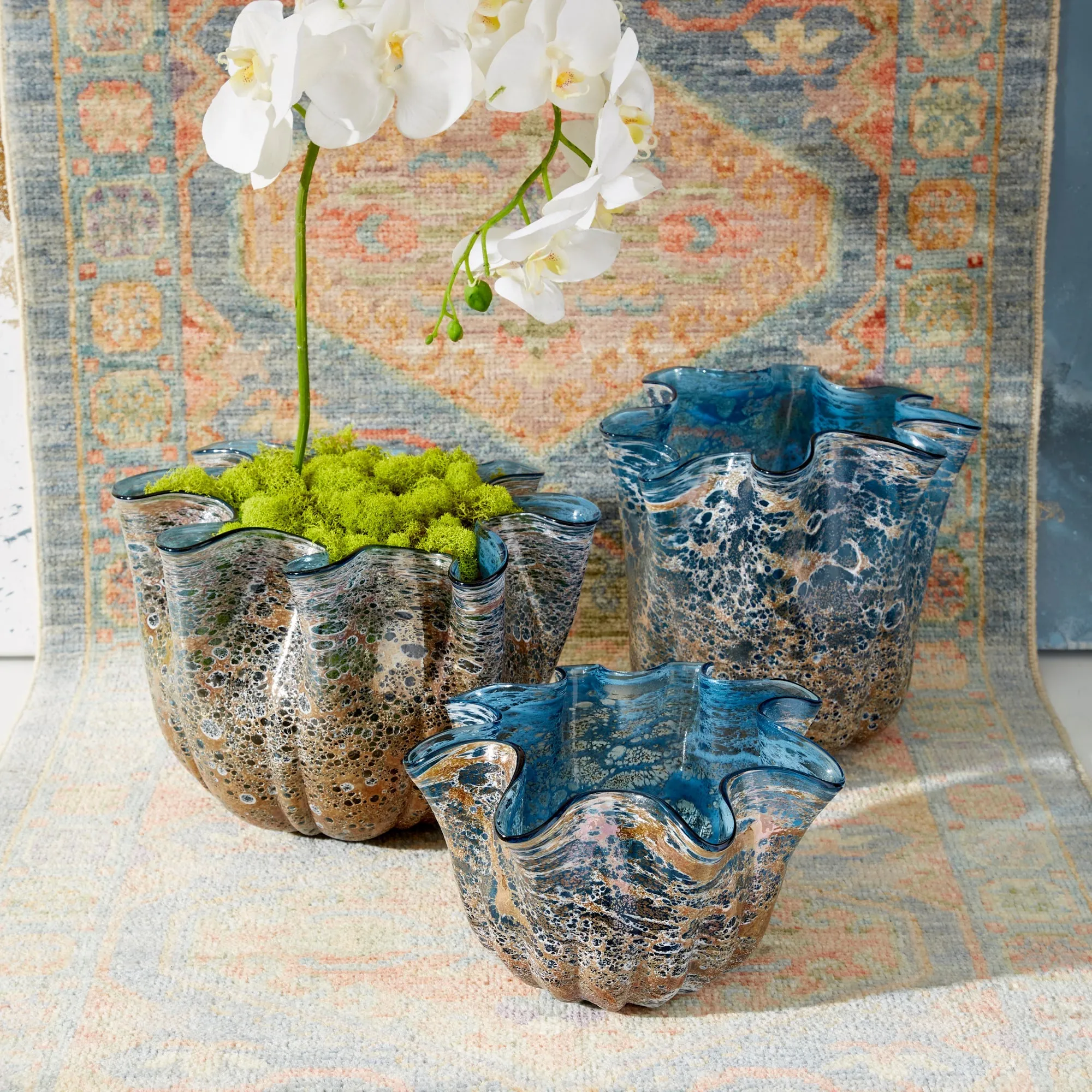 Meduse Vase | Blue -Small by Cyan