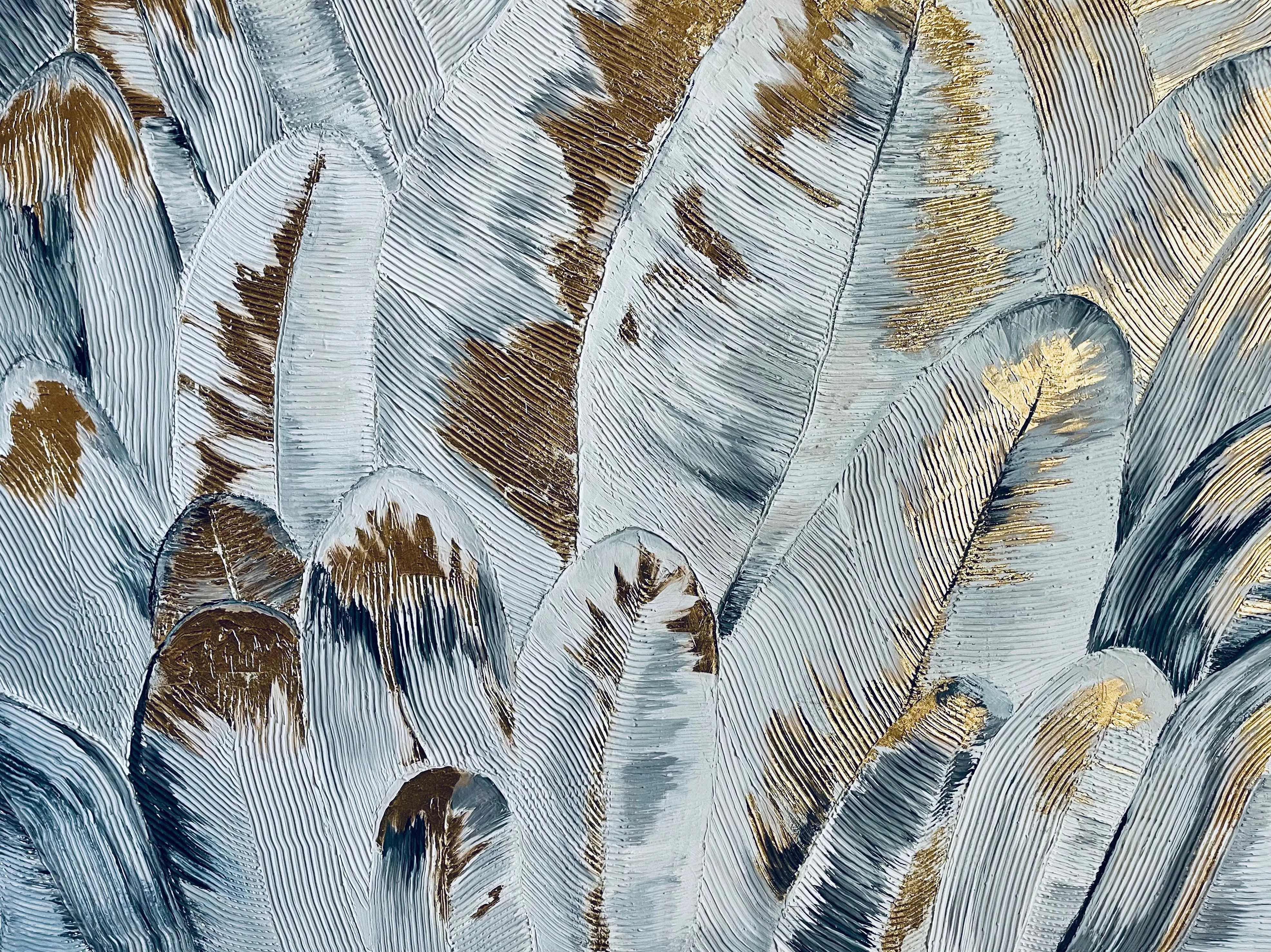Metalic Palms Custom Art