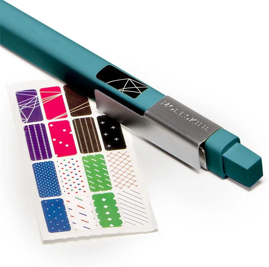 Moleskine Classic Ballpoint Pen, 1.0mm Point, Tide Green