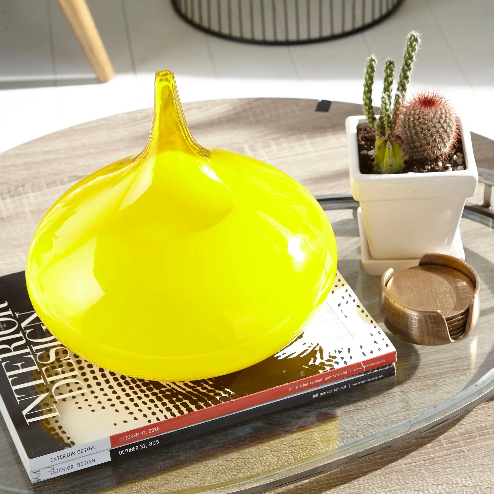 Moonbeam Vase | Yellow by Cyan