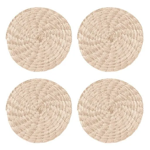 Natural Absorbent Drink Coasters 4 Set