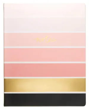 Ombre Stripe Desk Journal 8x10
