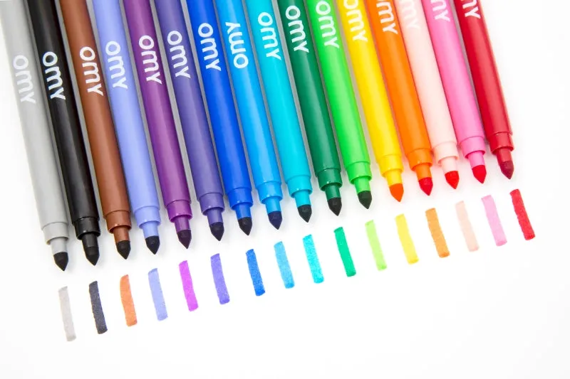 Omy Felt Pens Ultra Washable