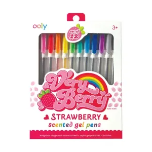 Ooly Very Berry Strawberry Scented Gel Pens