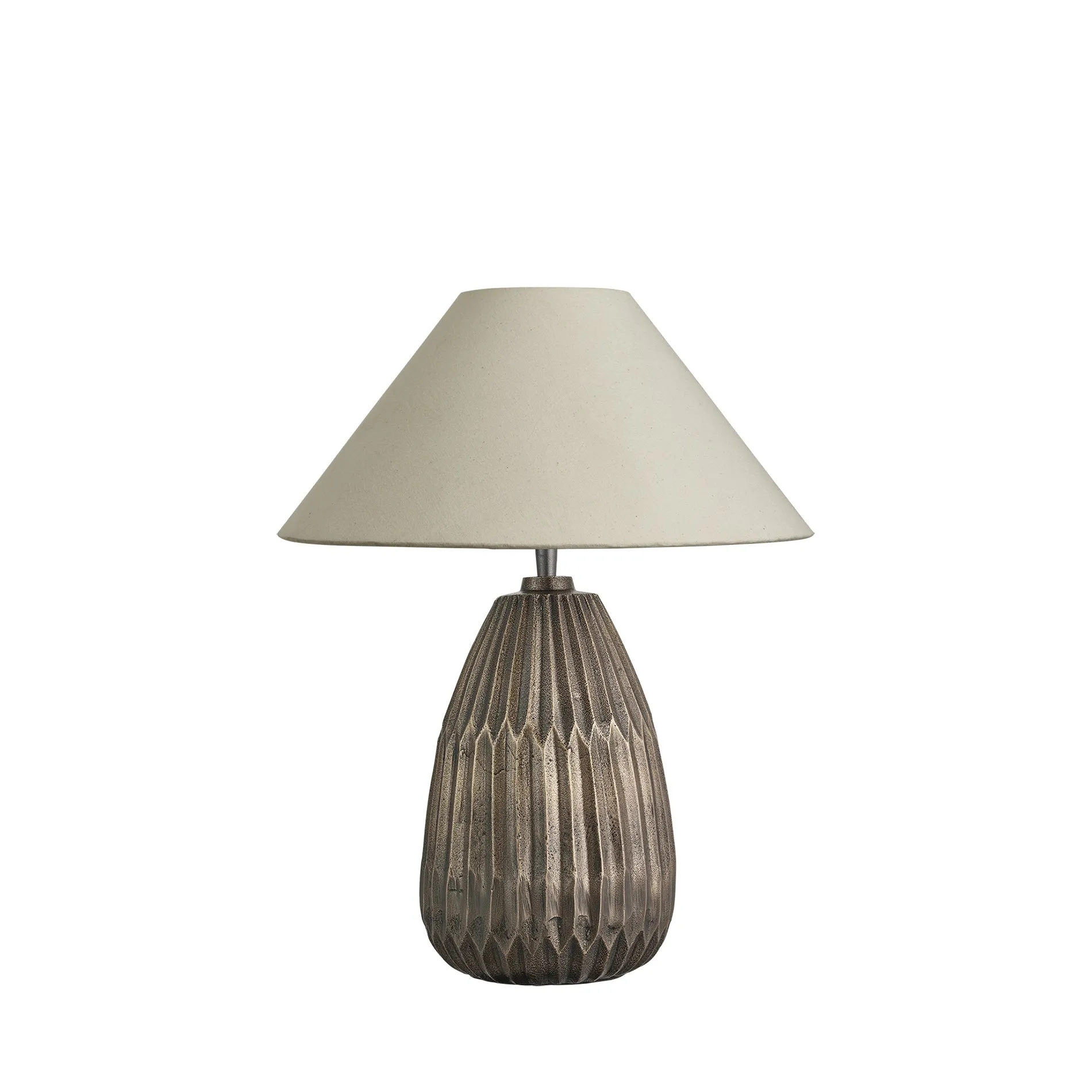 Ornate Thistle Table Lamp - Brass