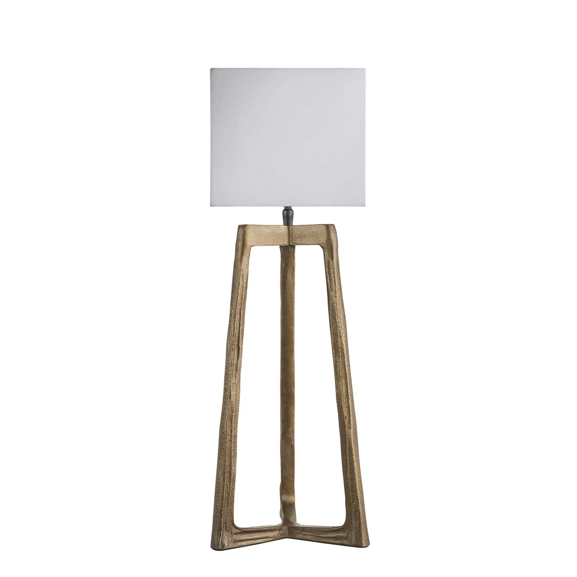 Ornate Tripod Table Lamp - Brass