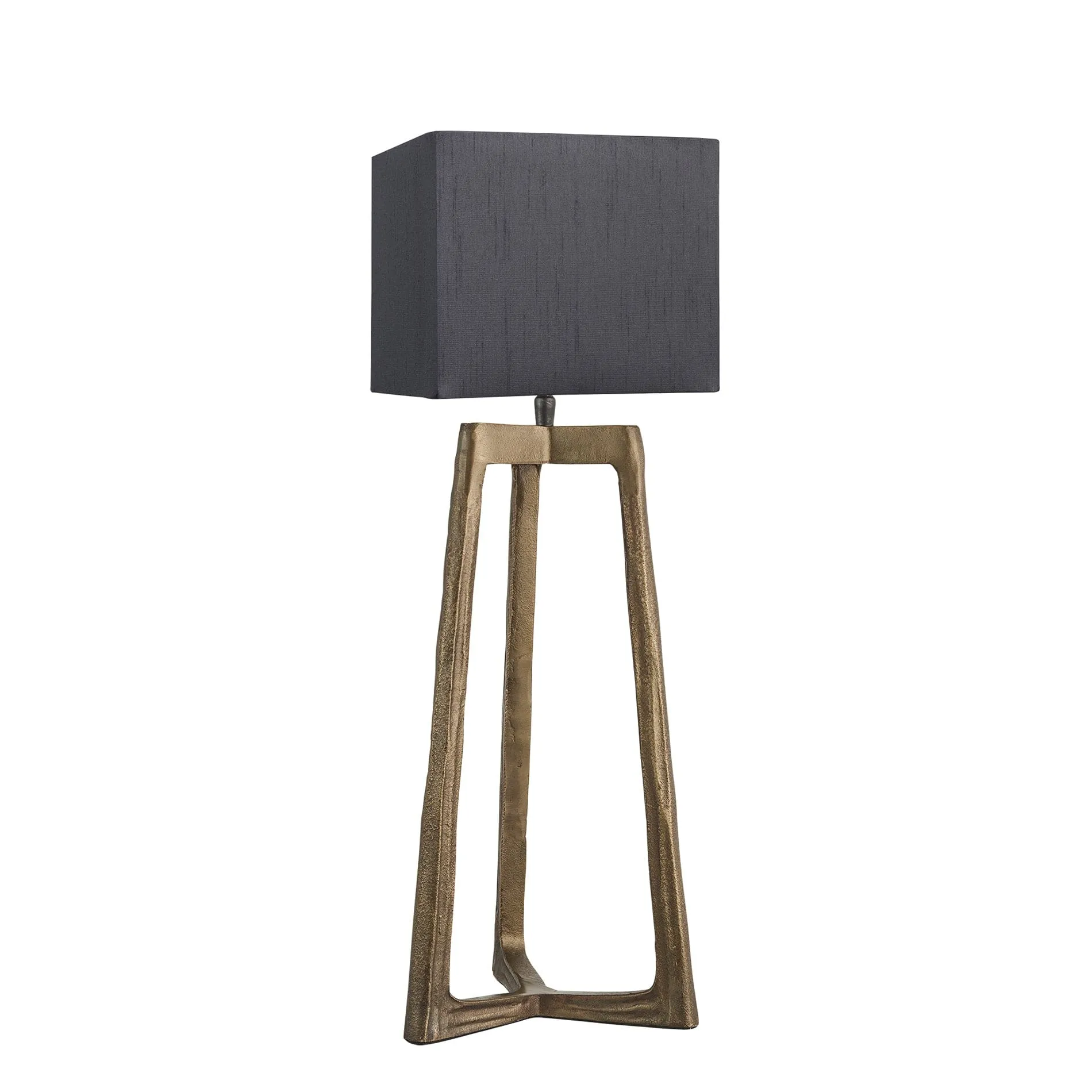 Ornate Tripod Table Lamp - Brass