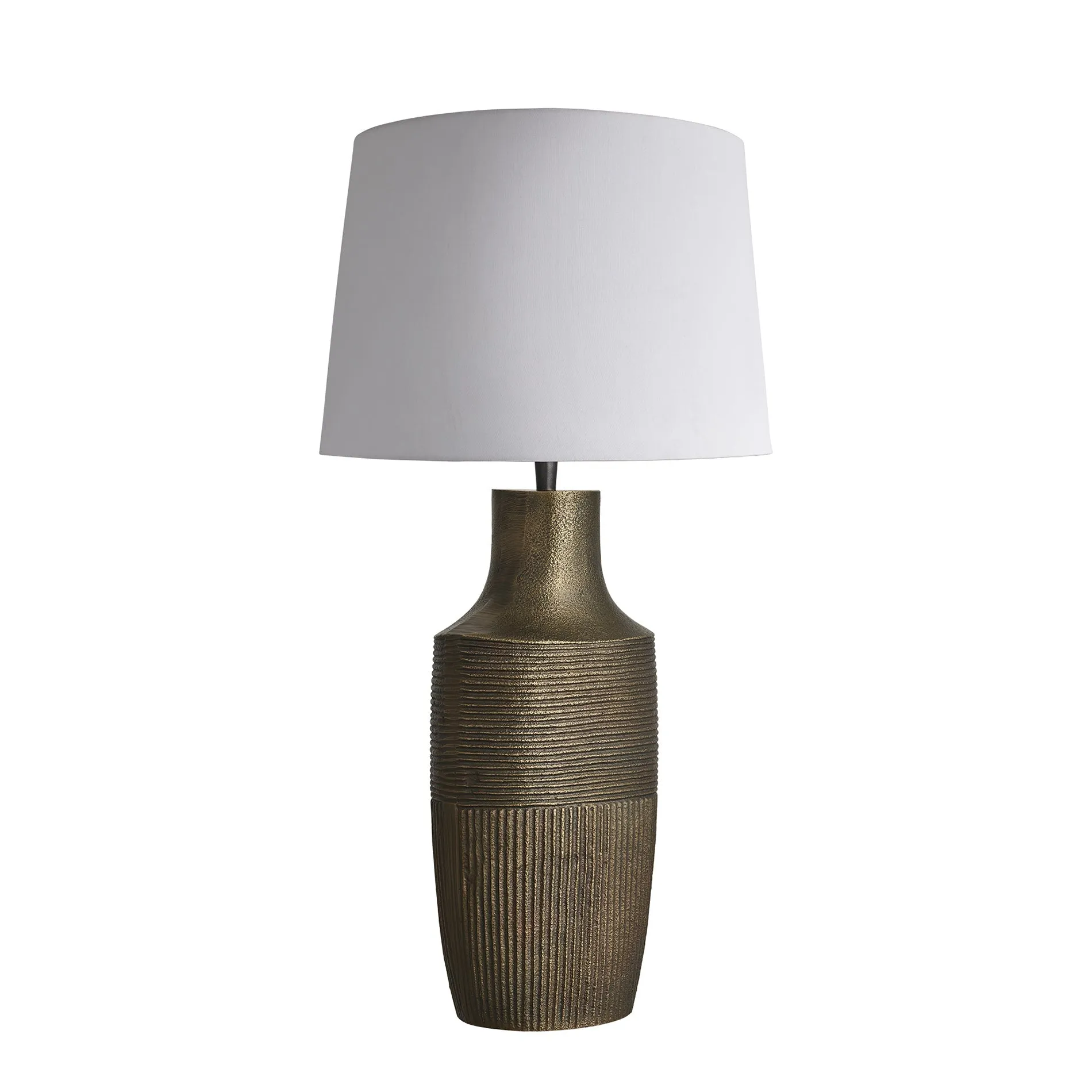 Ornate Vase Table Lamp - Brass