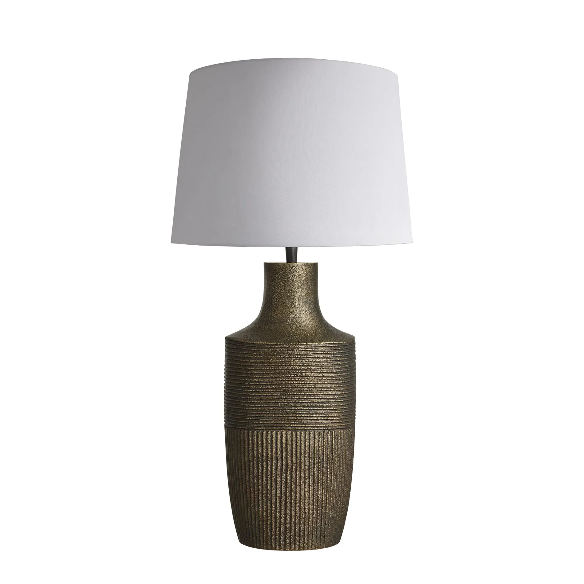 Ornate Vase Table Lamp - Brass