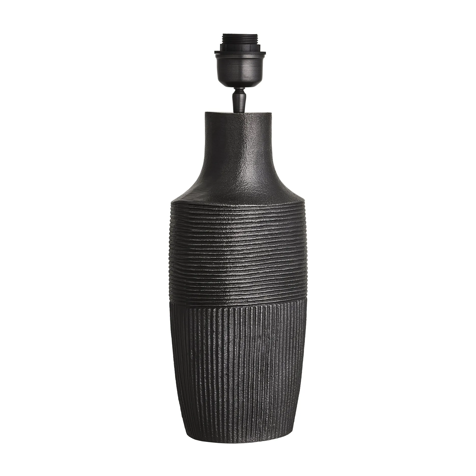 Ornate Vase Table Lamp - Pewter