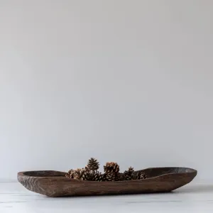 Oval Wood Bowl