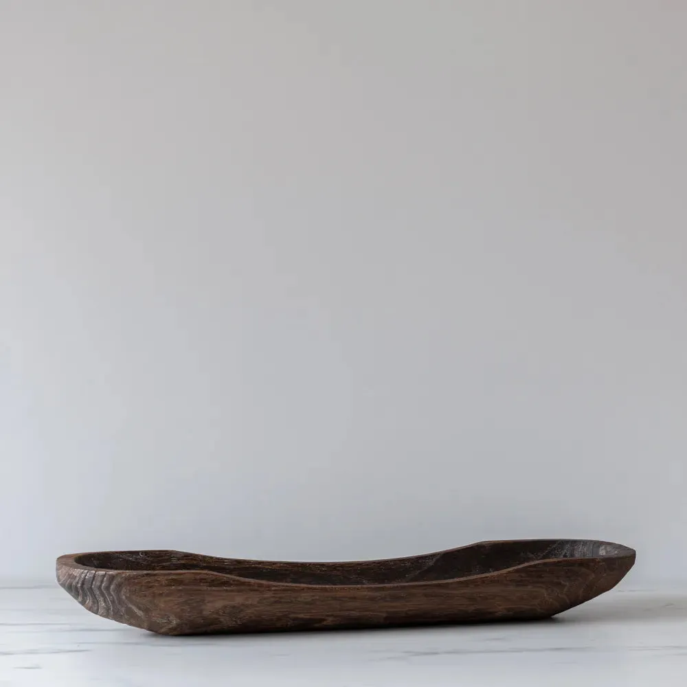 Oval Wood Bowl