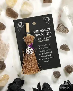 Pentagram Mini Magick Broomstick