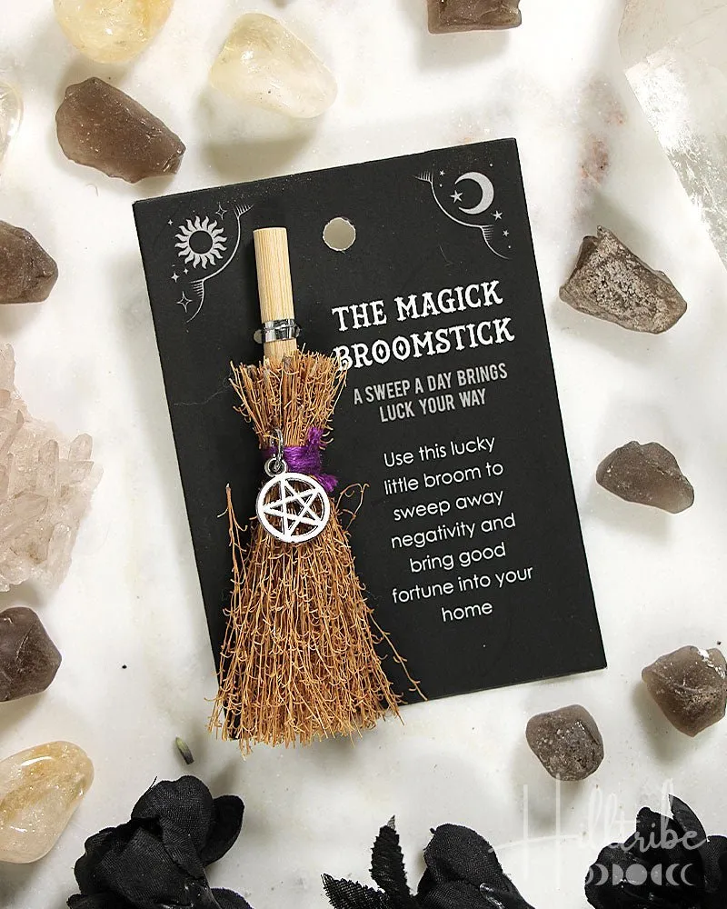 Pentagram Mini Magick Broomstick