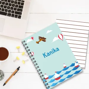 Personalised Notebook (A5 Size) - Adventure At the Sea