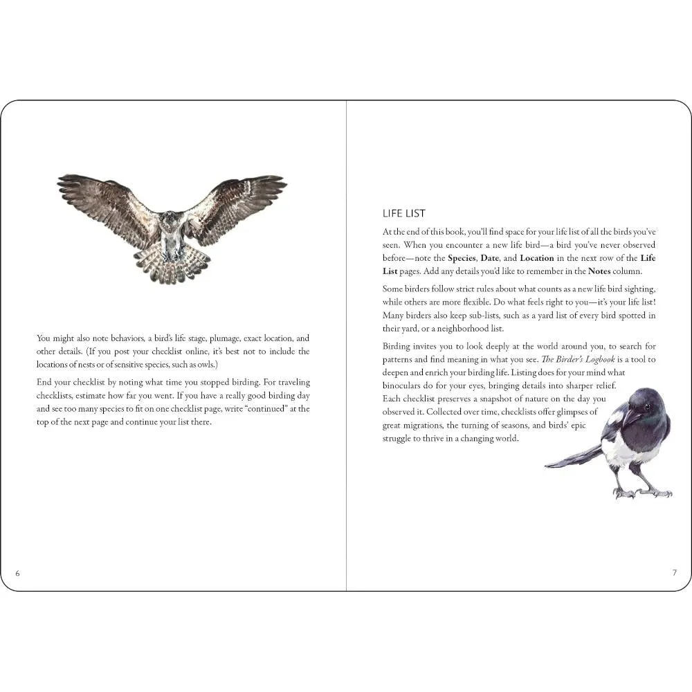 Peter Pauper Press Interactive Logbook - The Birder's Logbook