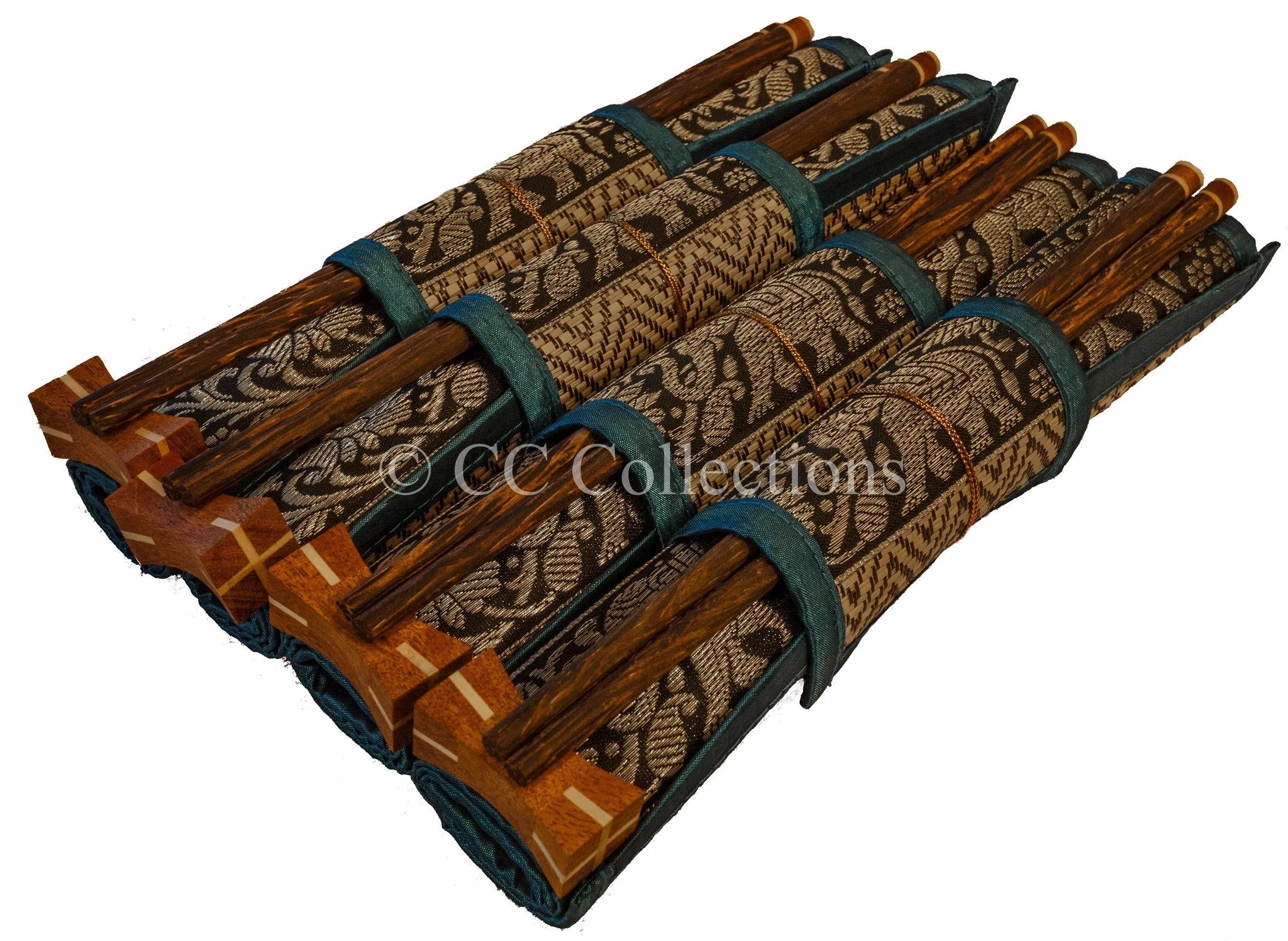 Placemat Chopstick & coasters set of 4