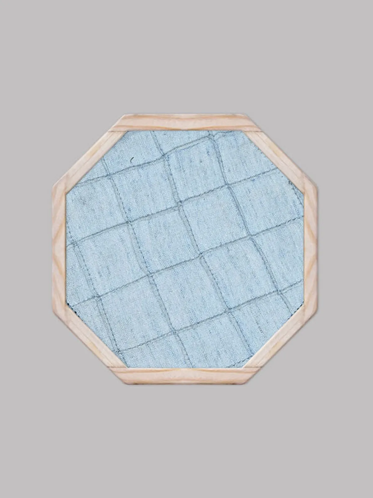 Quellon Handwoven Coasters Set Of 6 Blue