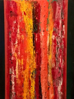 "Colored Rain" Original Artwork on Canvas