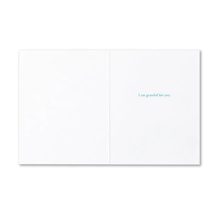 "It's Not What We Have In Our Life..." Thank You Card