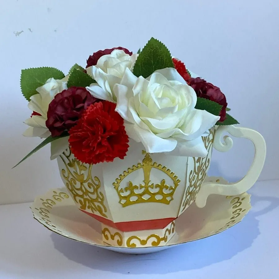 "Time for Tea" Forever Flowerz Posy Vase die set