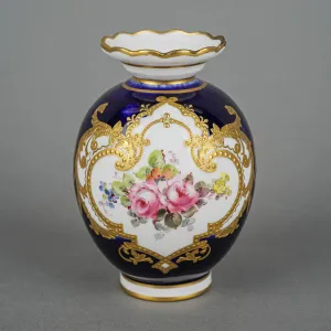 ROYAL CROWN DERBY 7429 Cabinet Globe Vase 1340