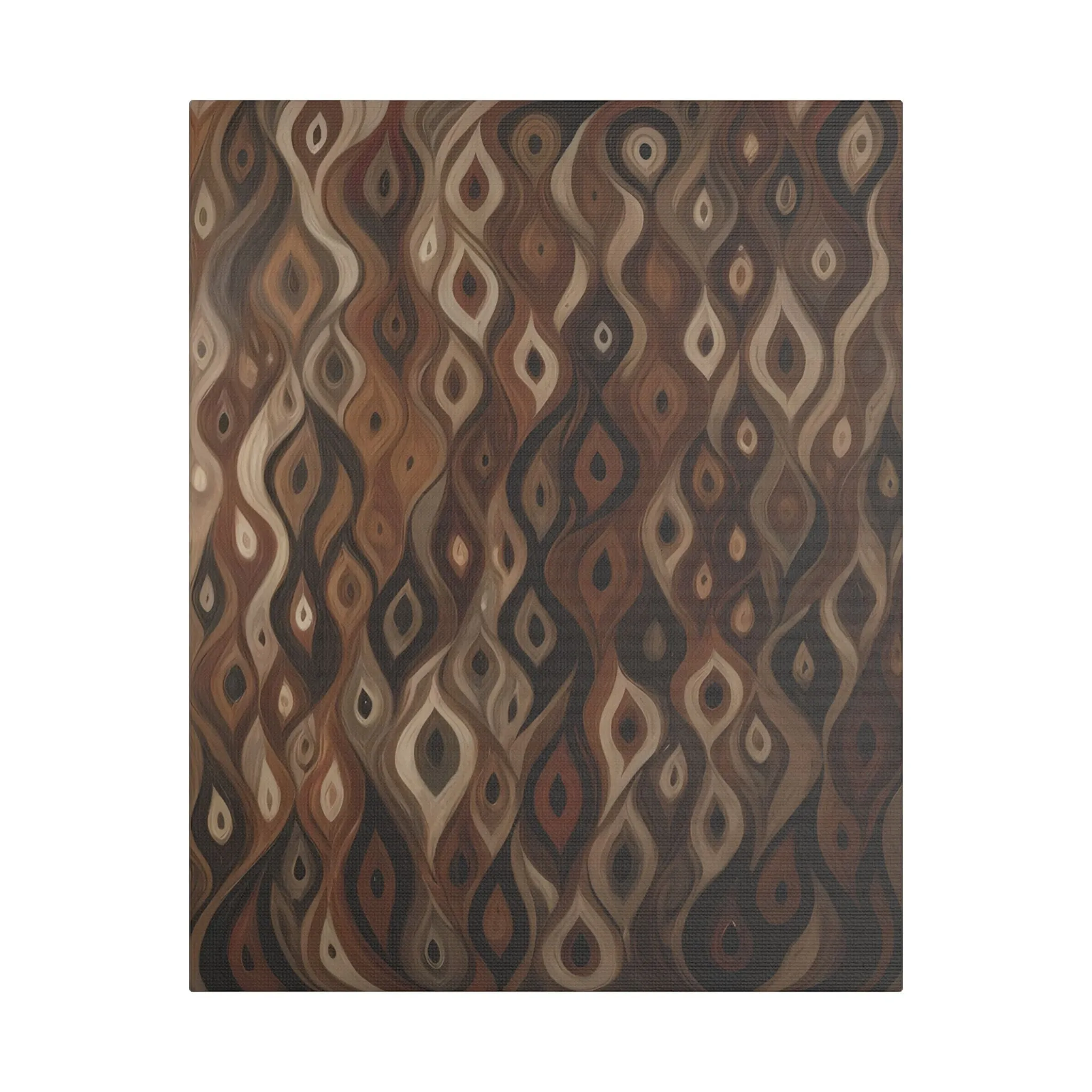 Satin Canvas Vibrant Serenity - Crafted by Artisan & Blooms