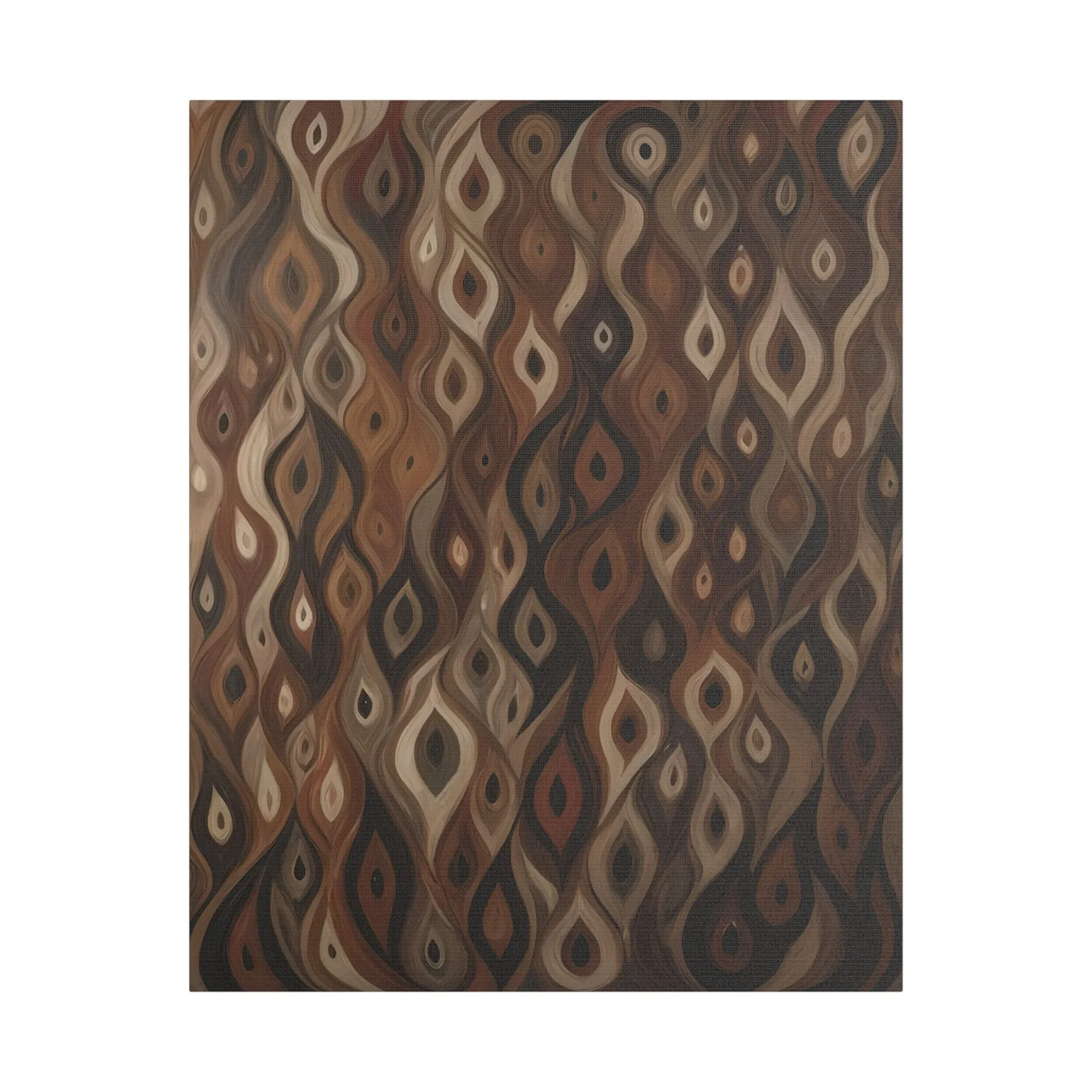 Satin Canvas Vibrant Serenity - Crafted by Artisan & Blooms