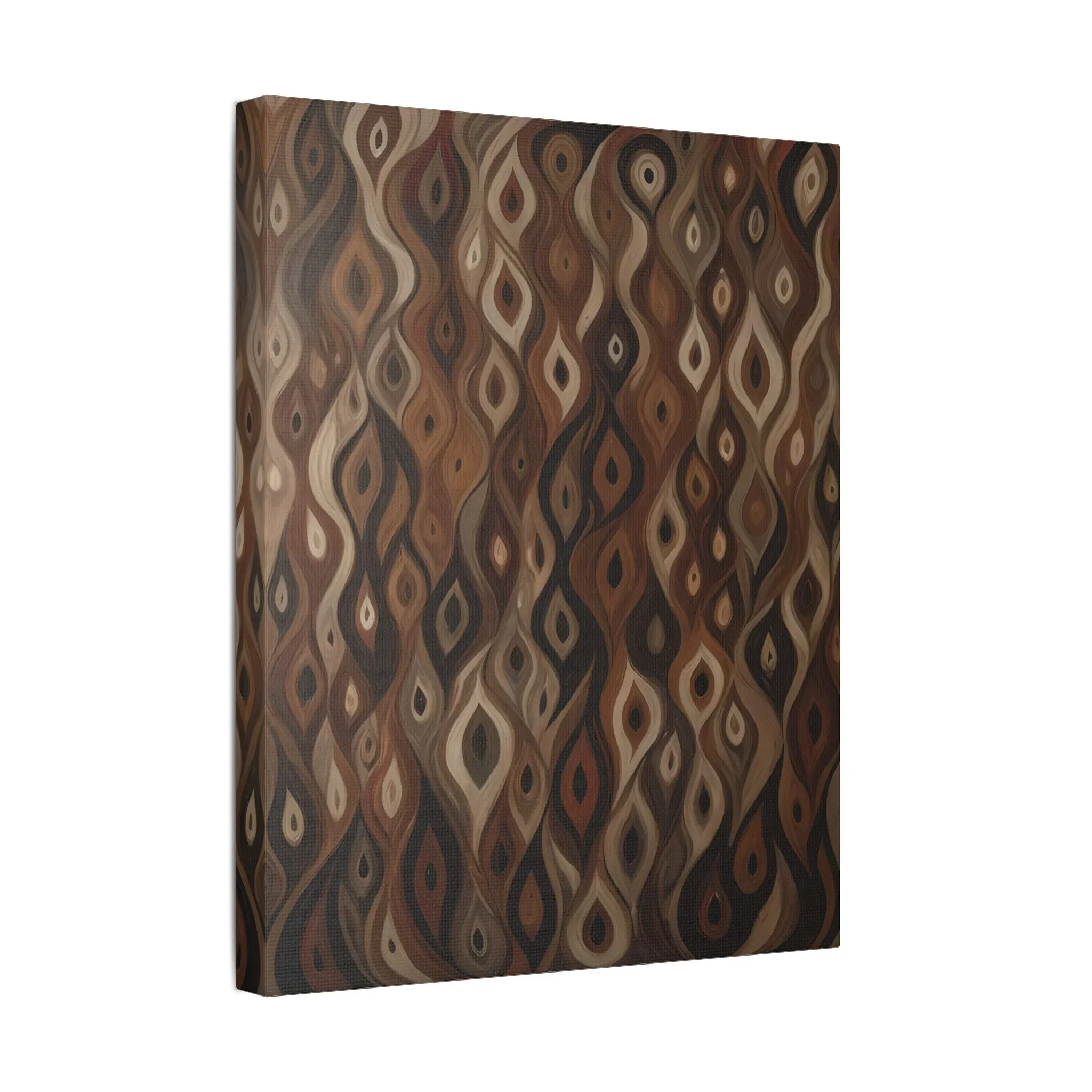 Satin Canvas Vibrant Serenity - Crafted by Artisan & Blooms