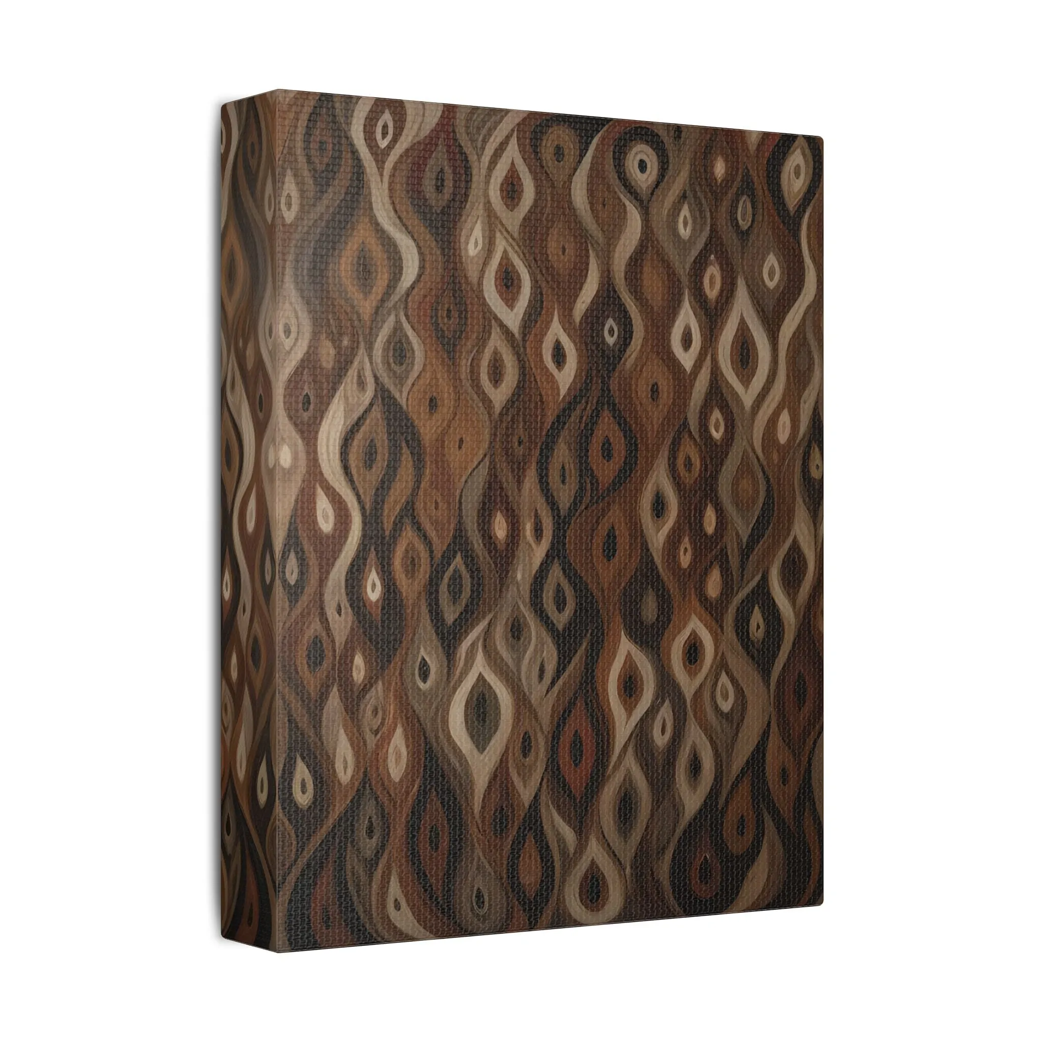 Satin Canvas Vibrant Serenity - Crafted by Artisan & Blooms