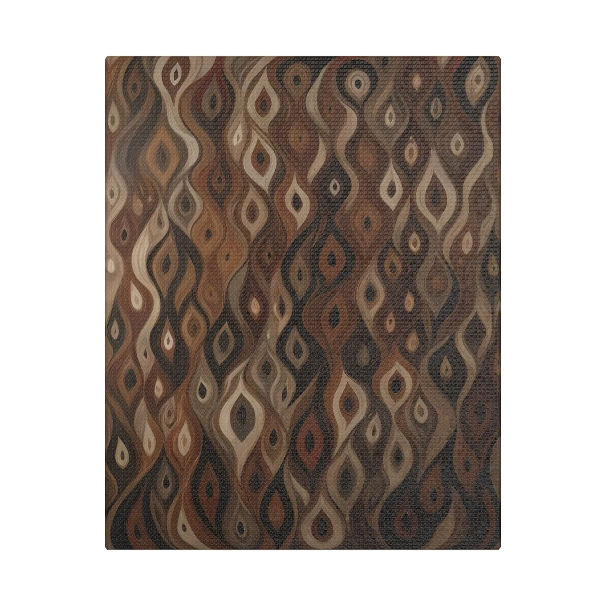Satin Canvas Vibrant Serenity - Crafted by Artisan & Blooms