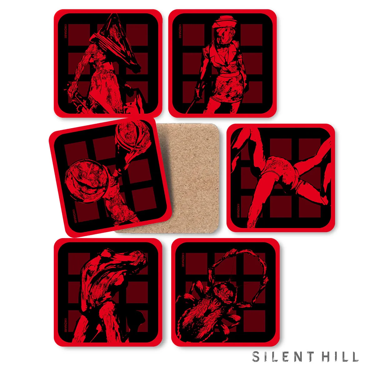 Silent Hill 2 Creatures Coaster Set