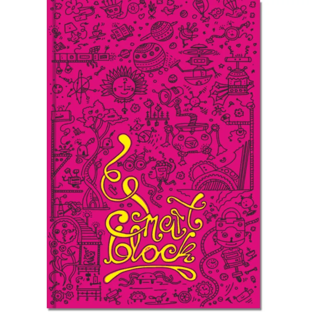 SMART NOTEBOOK HFS DESIGN J HARD BOUND RULED 160 PAGES