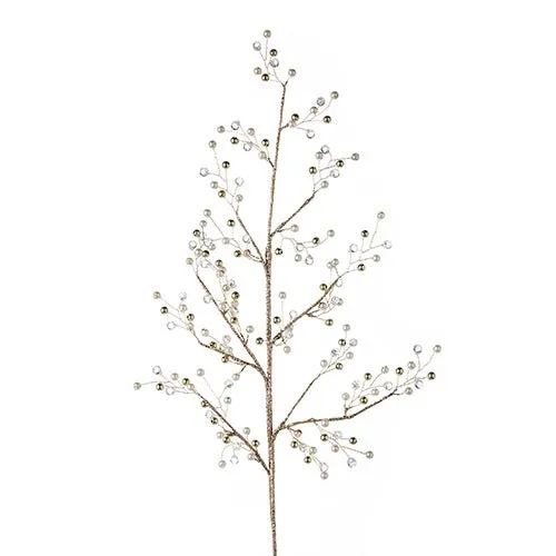 Sparkle Pearl Beaded Spray