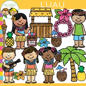 Summer Luau Clip Art
