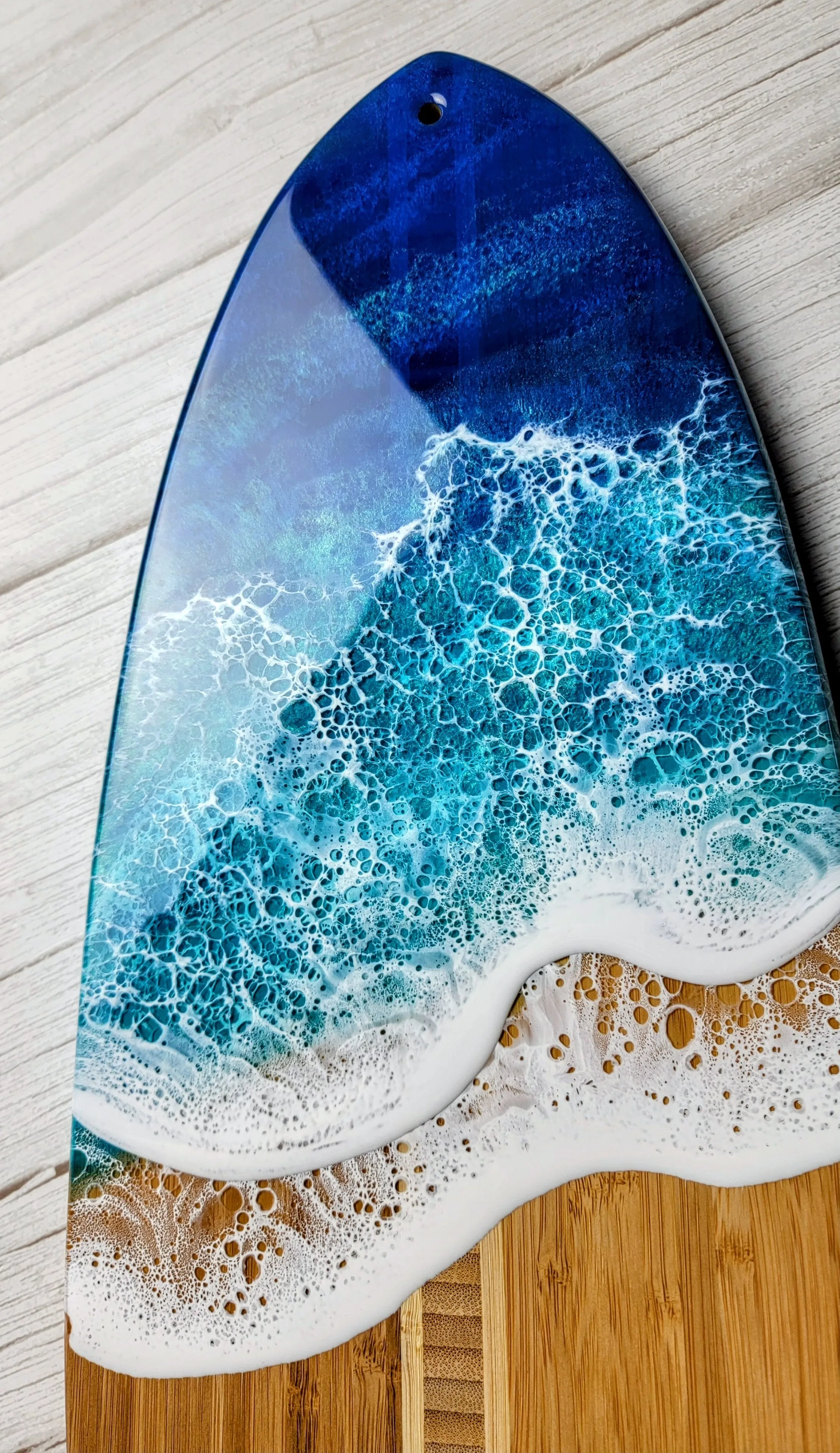 Surfboard Wave Serving Board